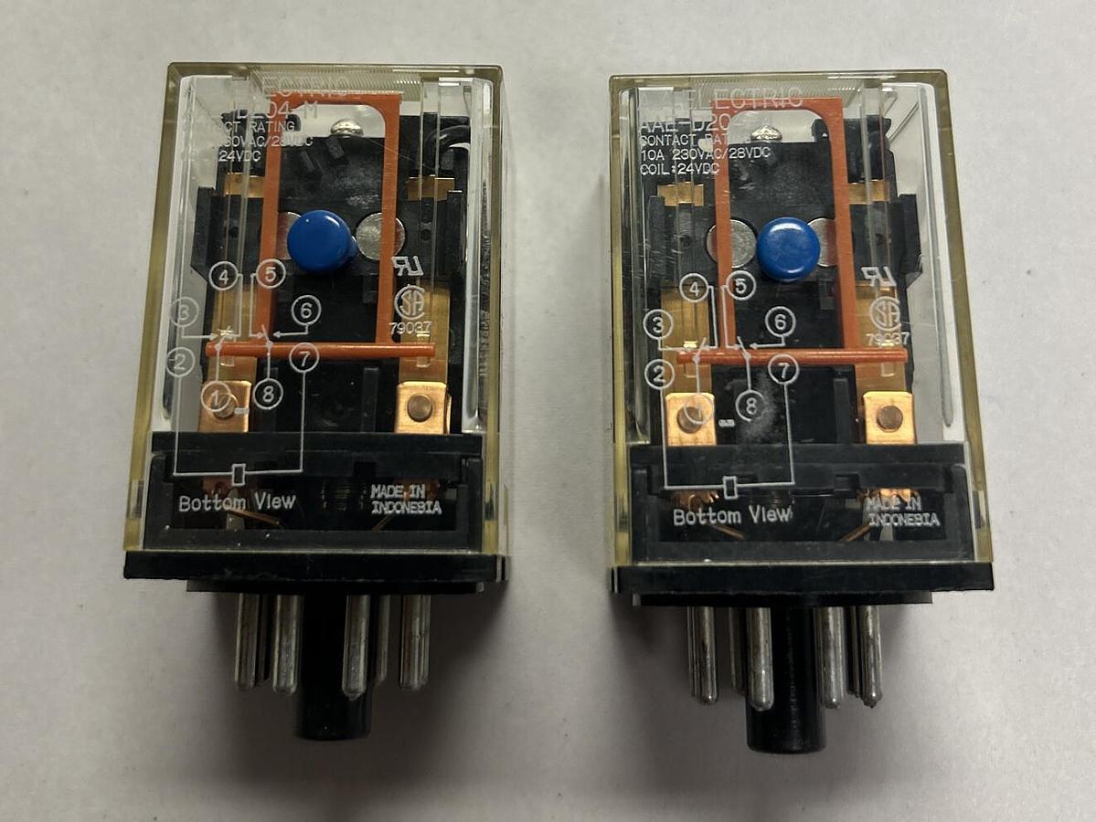Used AA ELECTRIC,AAE-D204-M,RELAY LOT OF 2