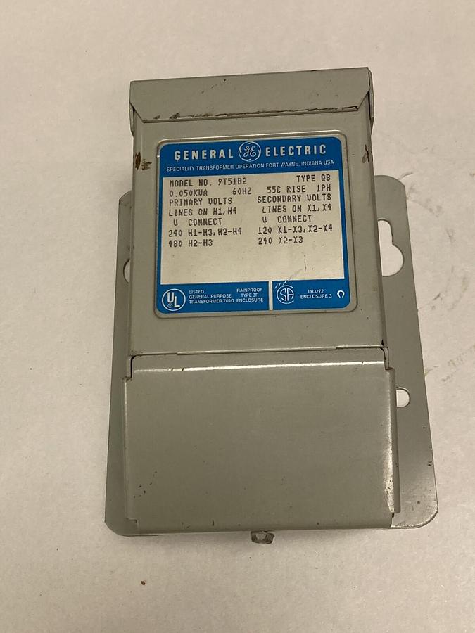 Used General Electric,9T51B2,1-Phase Transformer 60HZ Type QB