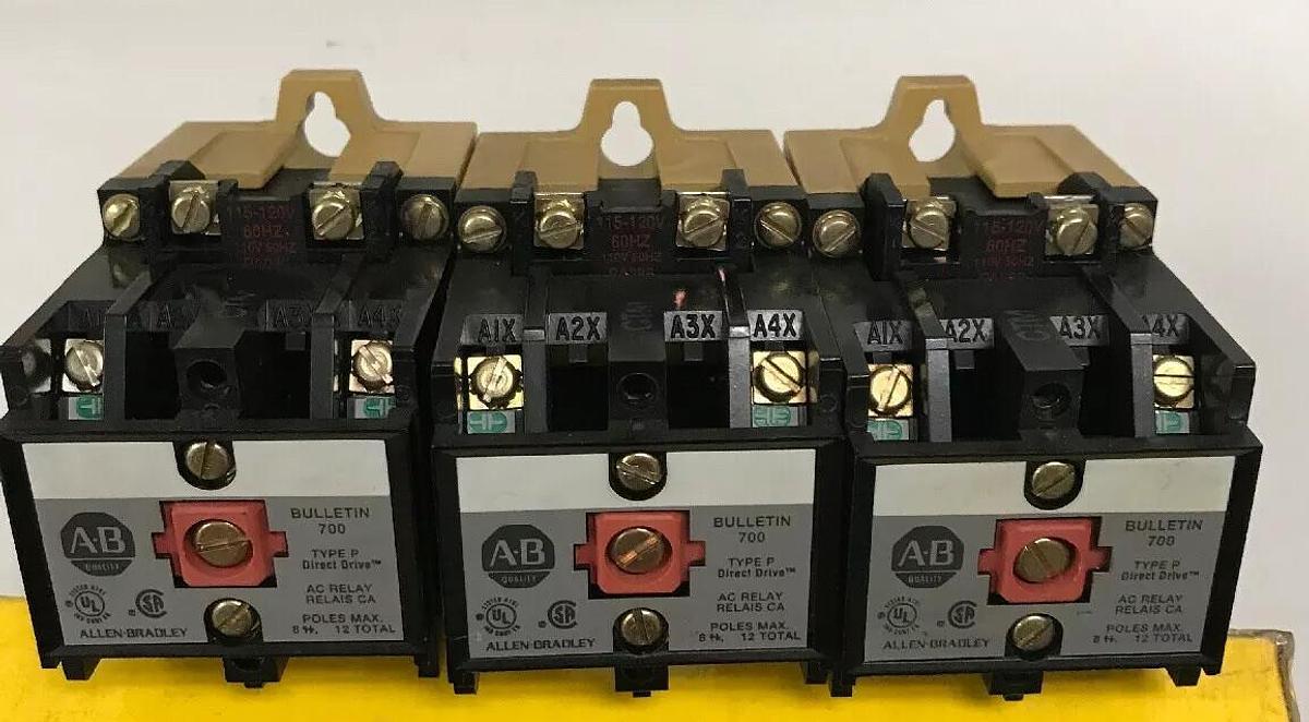 Used Allen Bradley,700-P200A1,Type P Relay lot 3