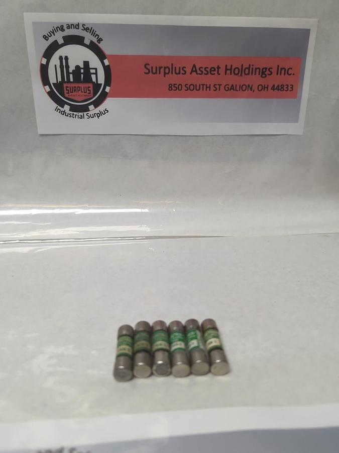 Used COOPER BUSSMANN,FNM5,FUSETRON 5 AMP FUSE LOT OF 6 PRE-OWNED