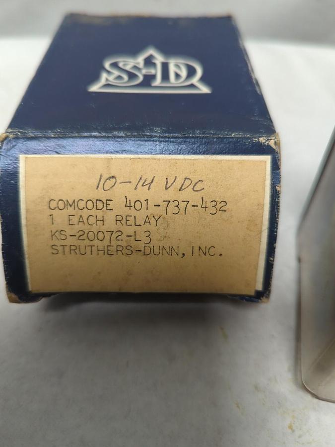 STRUTHERS-DUNN,KS-20072-L3,RELAY 10-14 VDC NOS