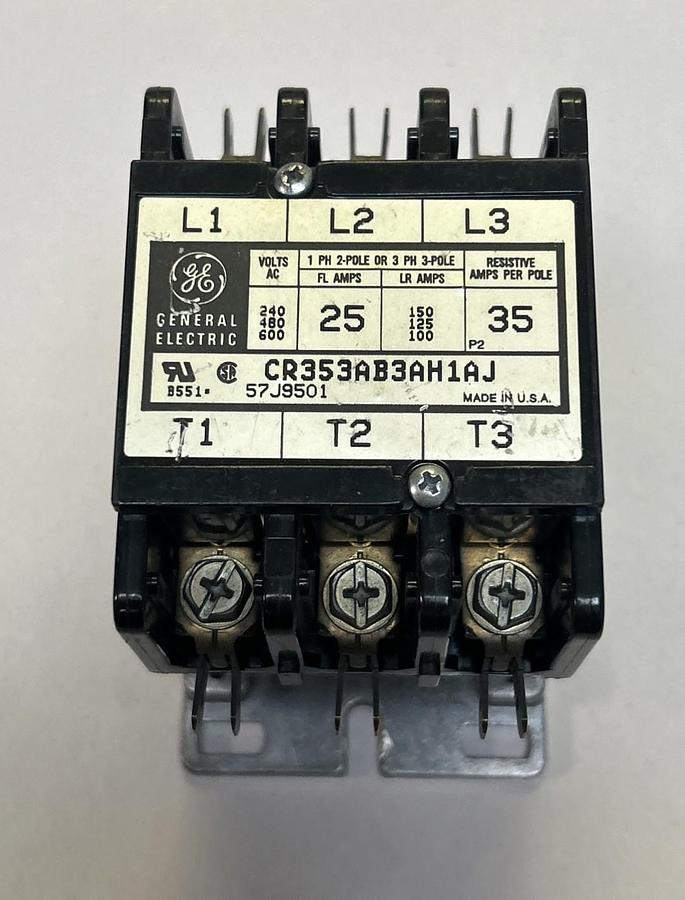 Used GENERAL ELECTRIC,CR353AB3AH1AJ,CONTACTOR