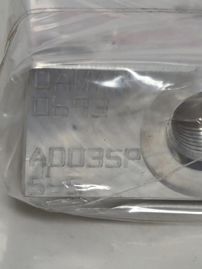 DAMAN,0693-A0035P565,HYDRAULIC VALVE SUB PLATE NOS
