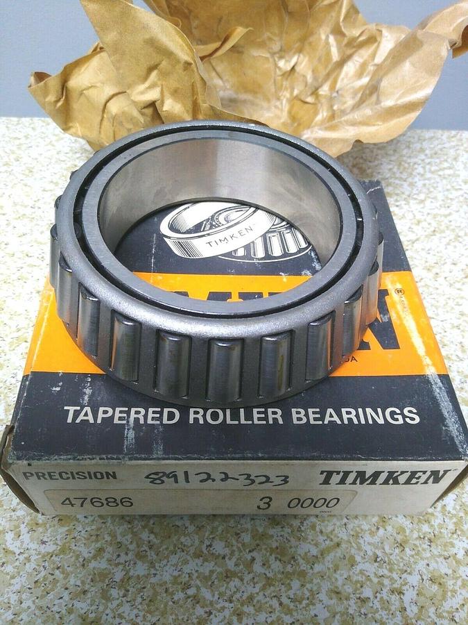 Used Timken,47686-30000,PRECISION Roller Bearing Cone NOS