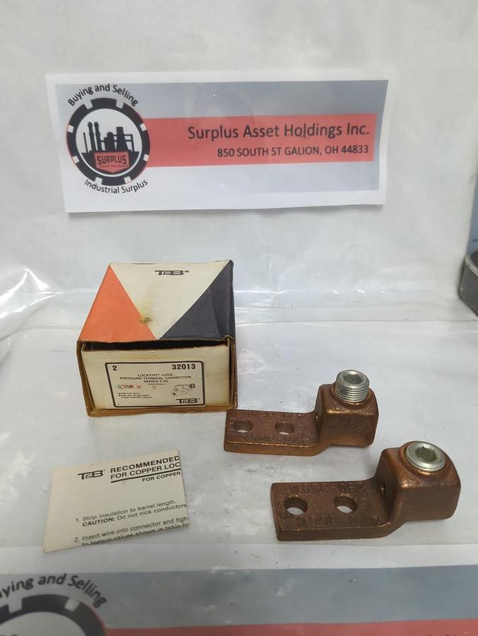 THOMAS & BETTS,32013,LOCK-TITE NUTS SERIES T-35 PRESSURE TERMINAL CONNECTORS NOS