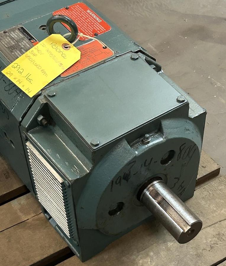 Used RELIANCE,SC2113ATZ,DC MOTOR 3HP 240V 650/1600RPM
