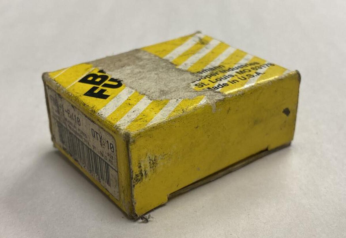 Cooper Bussmann,FNQ-1 6/10,Tron Fuse Lot Of 10 New In Box