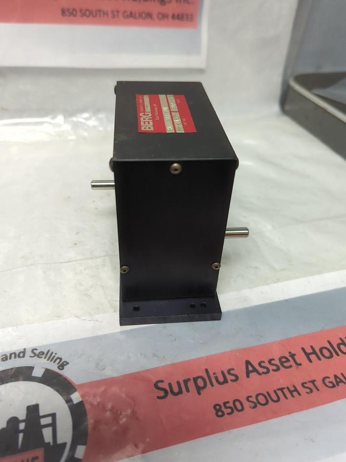 Used BERG WINFRED,SX-B4-I5,SERVO GEAR BOX 30:I RATIO PRE-OWNED
