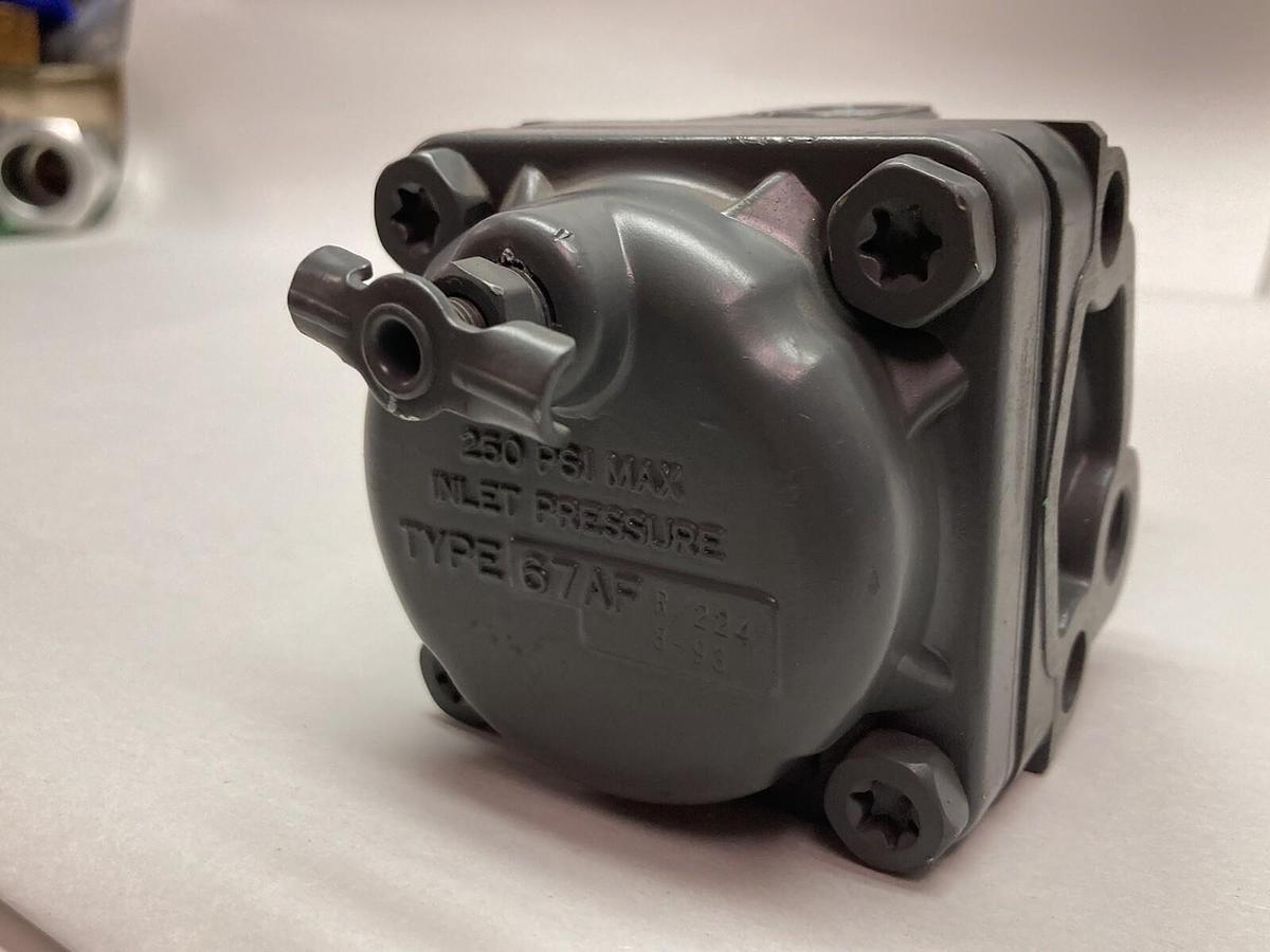Used Fisher Controls,Type 67AF,Inlet Pressure Relief Valve 250PSI Max