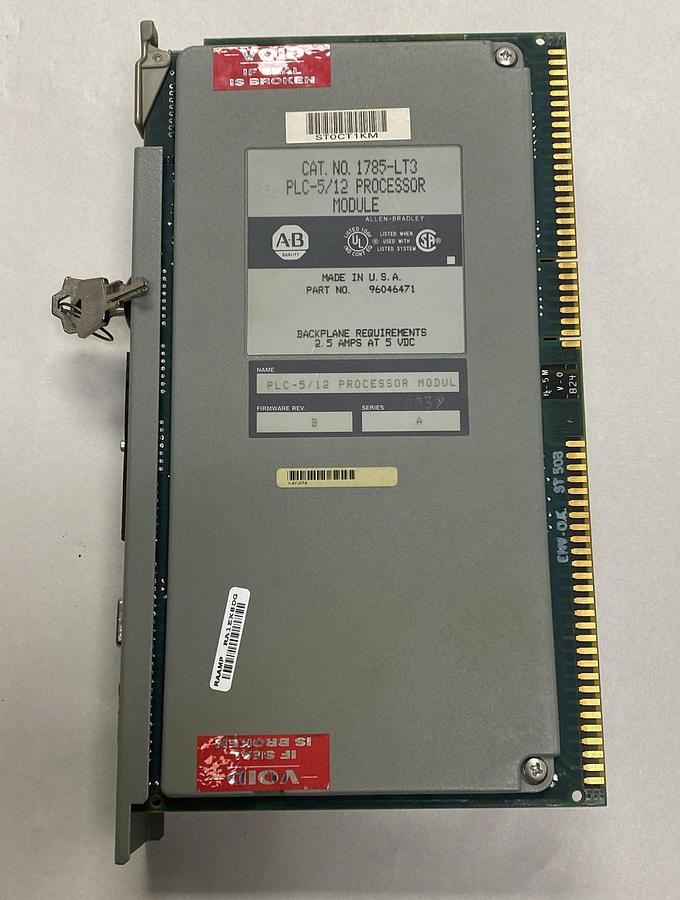 Used ALLEN BRADLEY,1785-LT3 PLC-5/12,PROCESSOR MODULE