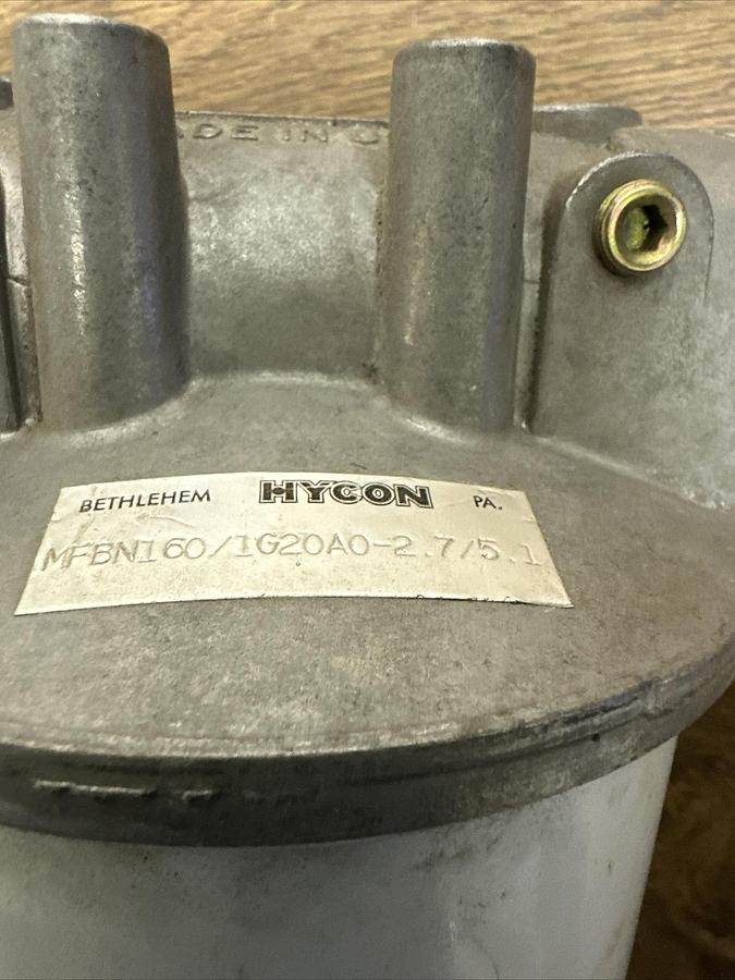 Hycon,MFBN1560/1G2OAO-2.7/5.1,w/MFE160/1-20BN/2 Element