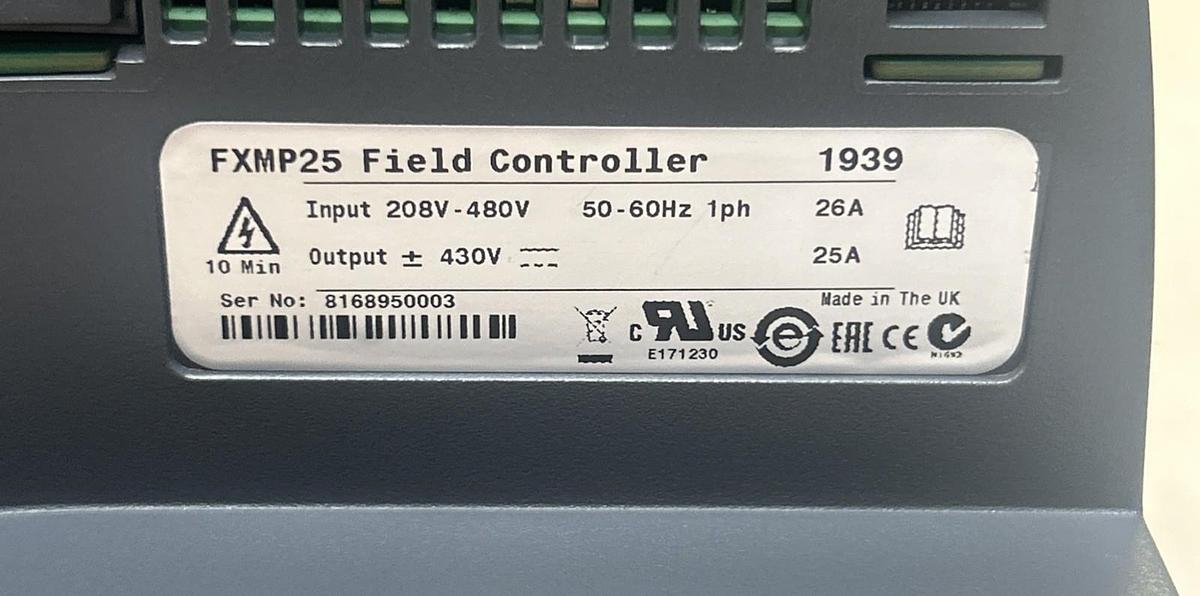 Used NIDEC CORP CONTROL TECHNIQUES,FXMP25,FIELD CONTROLLER