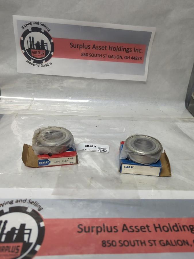 SKF,6205 2JEM,DEEP GROOVE BALL BEARING LOT OF 2 NOS