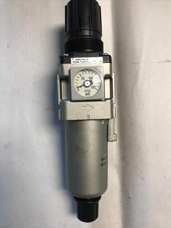 SMC,AWM30-N03E-2Z,Pneumatic Regulator 7-125PSI
