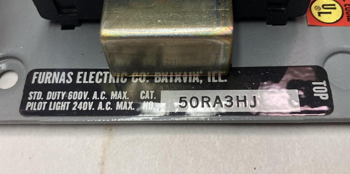 Used Furnas,50RA3HJ,Push Button 600/240VAC