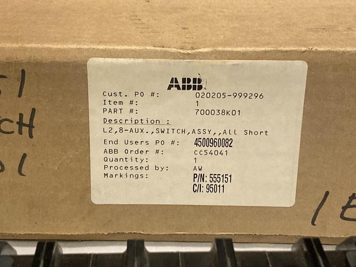 Electroswitch,700038K01,Rotary Auxiliary Switch 20A 240VAC