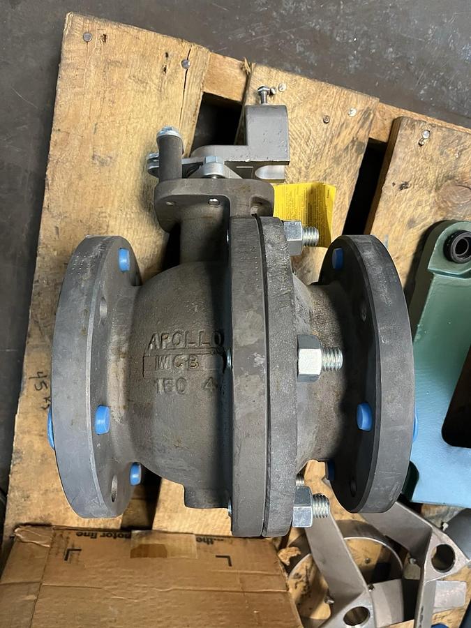 APOLLO,88A-24-24,FLANGED BALL VALVE 4" WCB-150 B16.34