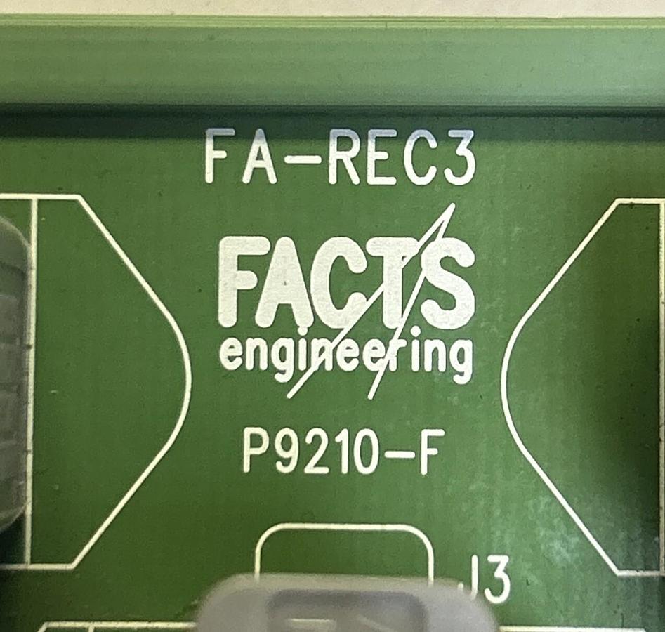 Used FACTS ENGINEERING,FA-REC3,THREE PLUG OUTLET