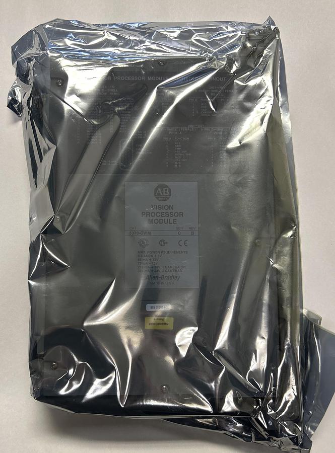 Used ALLEN BRADLEY,5370-CVIM,SERC REV B VISION PROCESSOR MODULE REFURBISHED