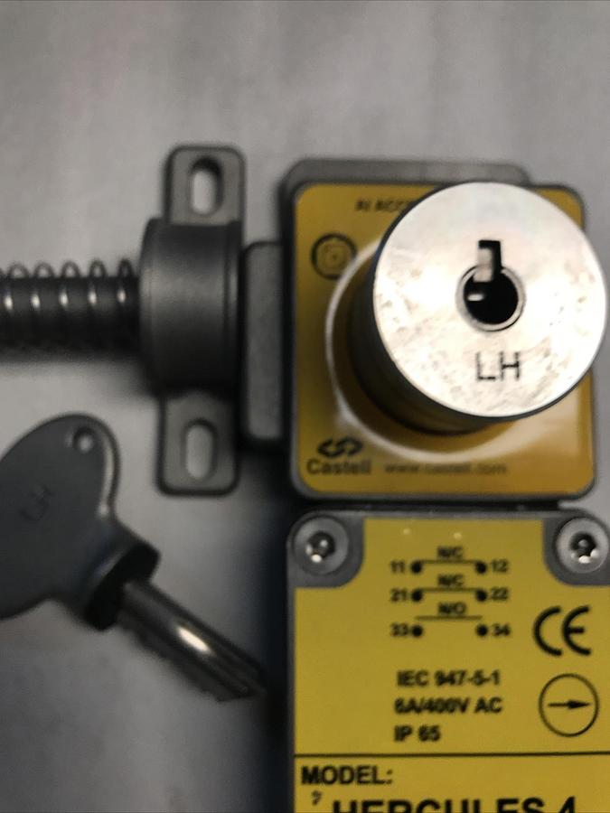 Castell Hercules,IC-019-015704 LH,4 Access Interlock with Safety Switch With Key