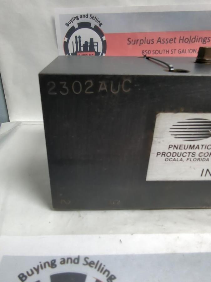 Used PNEUMATIC PRODUCTS,1197855,PRESSURE BOUNDRY VALVE BOX/HOUSING PRE-OWNED