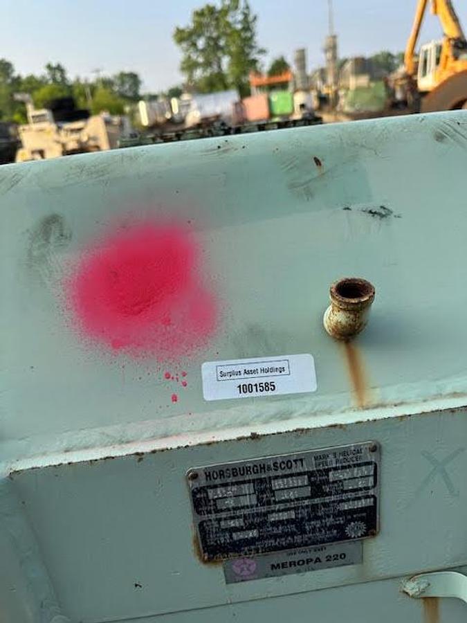 Used Horsburgh & Scott Mark 2 Helical Speed Reducer Gearbox