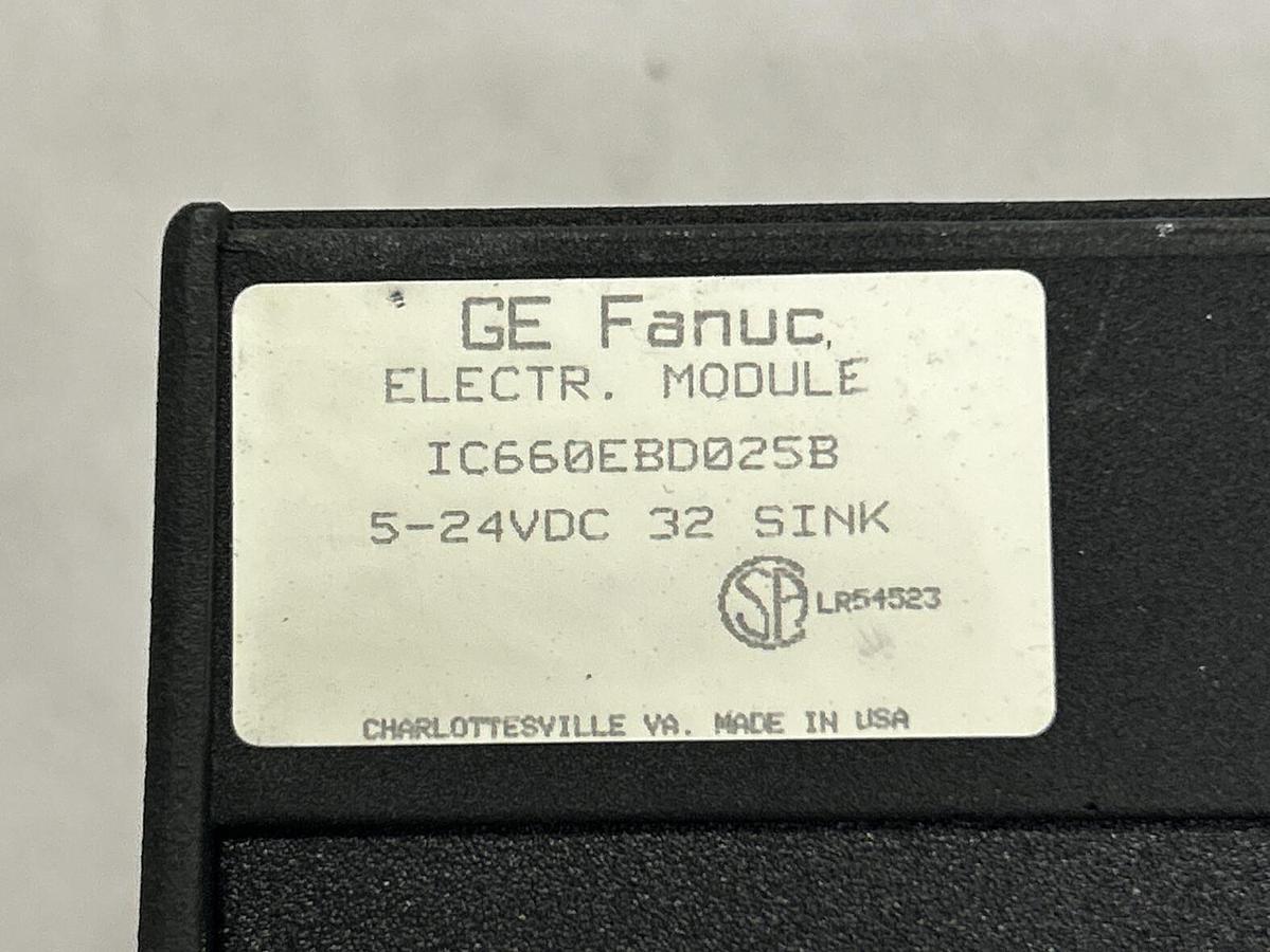 Used GE FANUC,IC660EBD025B,GENIUS BLOCK SINK I/O MODULE