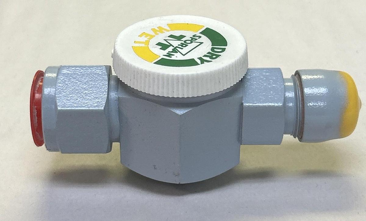 SPORLAN,SA-14FM,MOISTURE & LIQUID INDICATOR 1/2 IN SAE M X 1/2 SAE FEM NOS