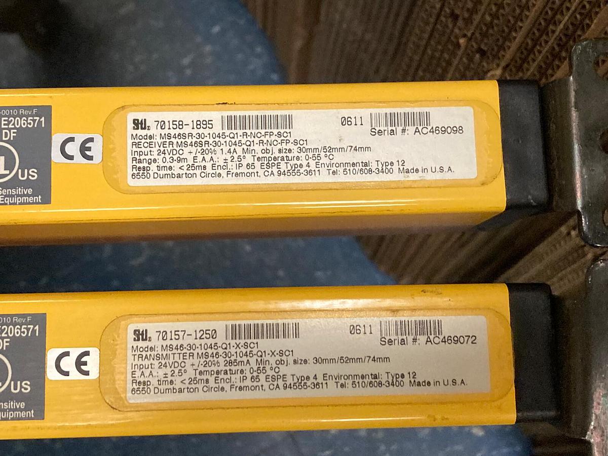 Used STI,MS46SR-30-1045-Q1-R-NC-FP-SC1 MS46-20-1045-Q1-X-SC1,Receiver & Transmitter