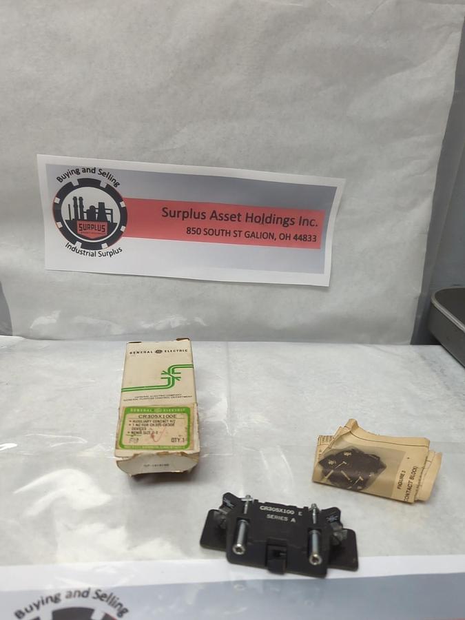 GENERAL ELECTRIC,CR305X100E,AUXILIARY CONTACT KIT NOS