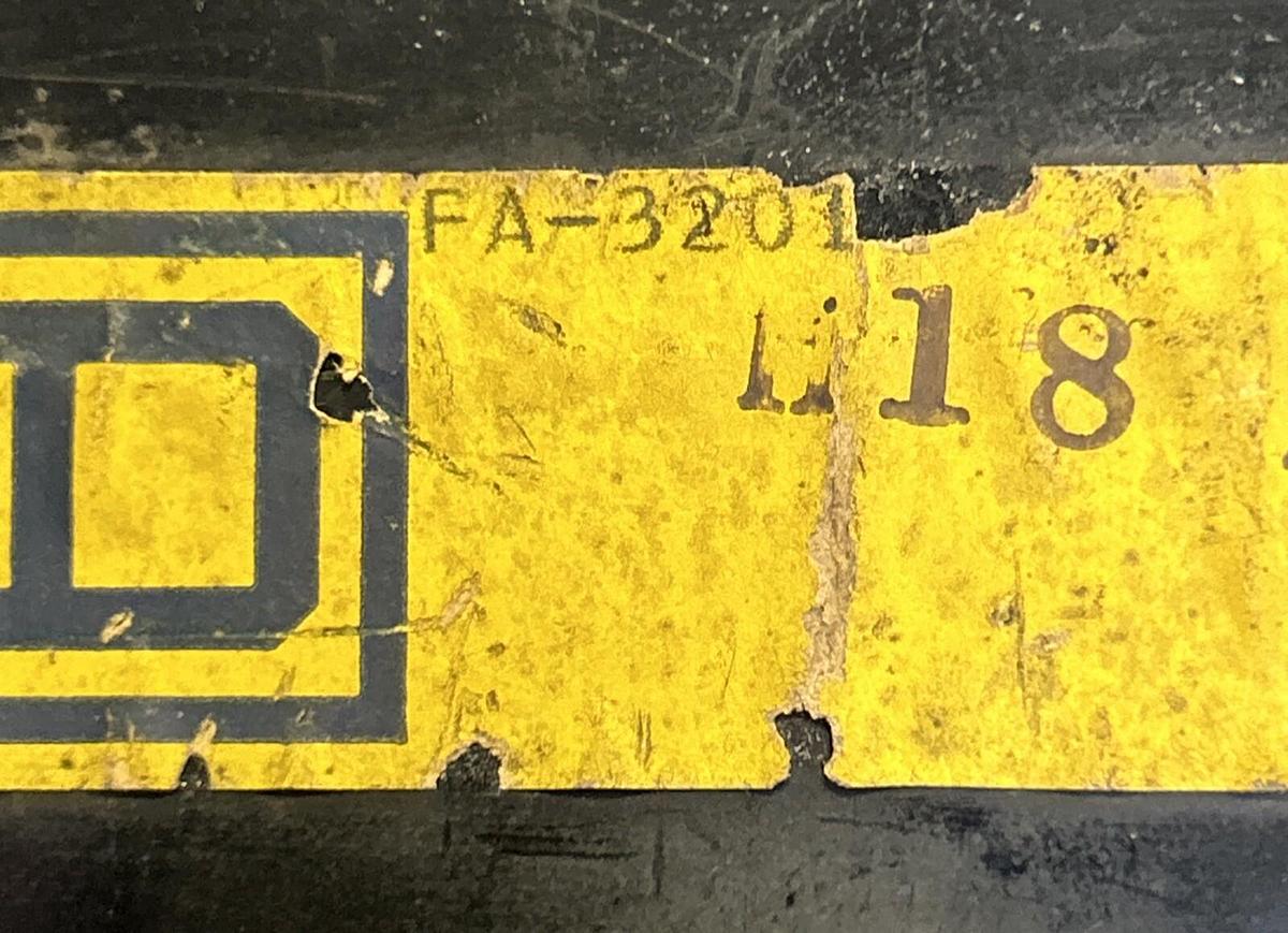 Used SQUARE D,FA32015,I-LINE CIRCUIT BREAKER 15A 240V 3P (SMALL CHIP)