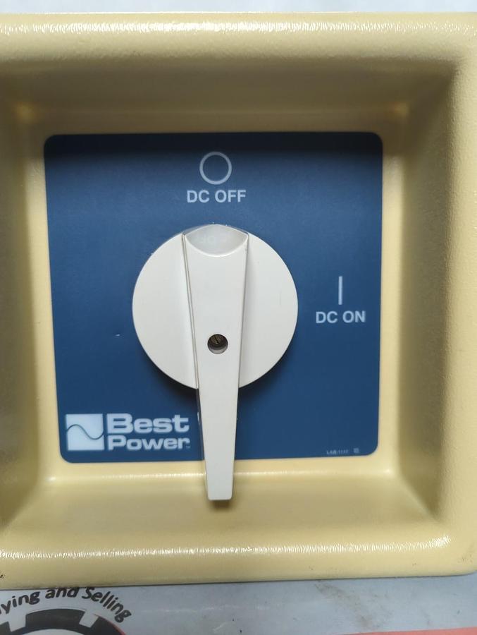 Used BEST POER,47572227,DC ON-OFF INDUSTRIAL ROTARY CONTROL SELECTOR SWITCH PRE-OWNED