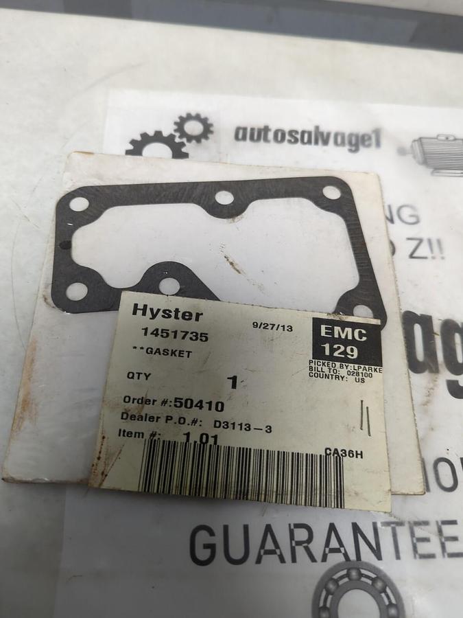 HYSTER,1451735,GASKET THERMOSTAT LOWER NEW