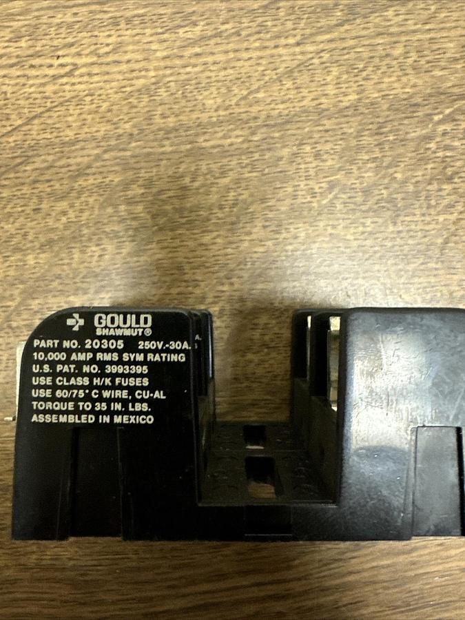 Used Gould Shawmut,20305,Fuse Holder