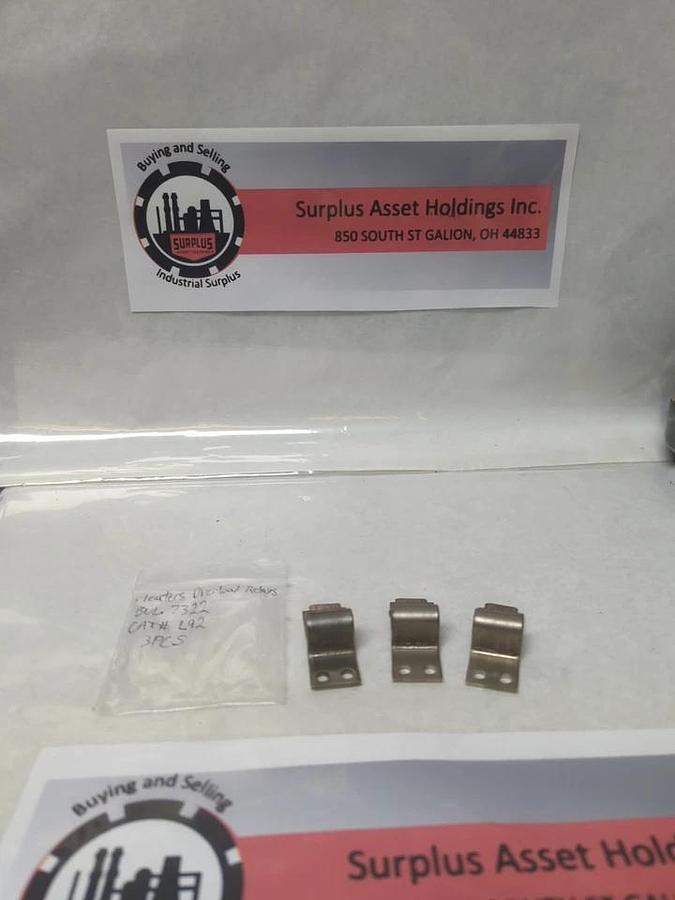 Used SYLVANIA,L.92,OVERLOAD HEATER ELEMENT LOT OF 3 PRE-OWNED