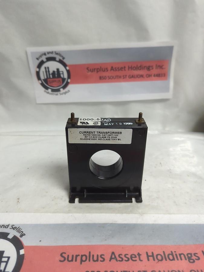 Used UNBRANDED,5SFT-102,CURRENT TRANSFORMER PRE-OWNED