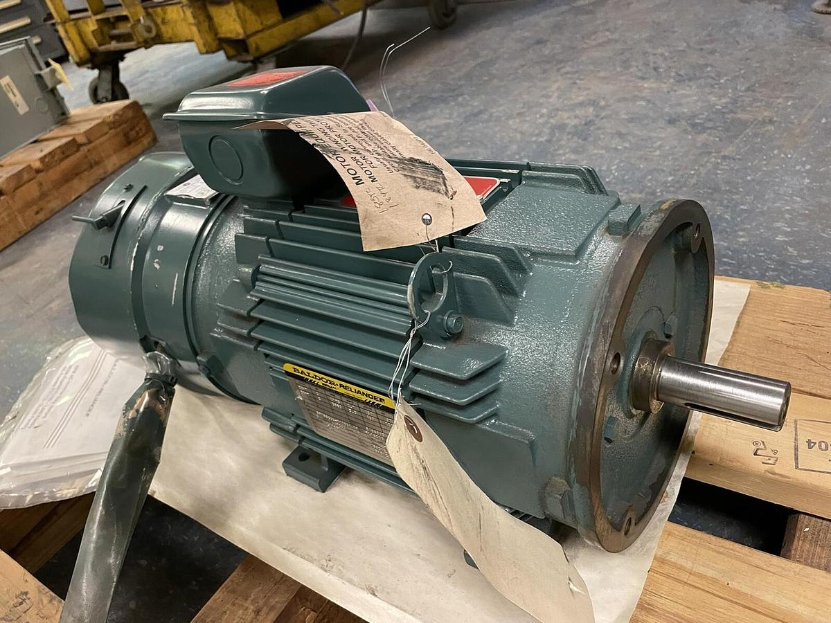 Used BALDOR,L1485A,3HP RPM INVERTER DUTY BRAKE MOTOR FL1831C