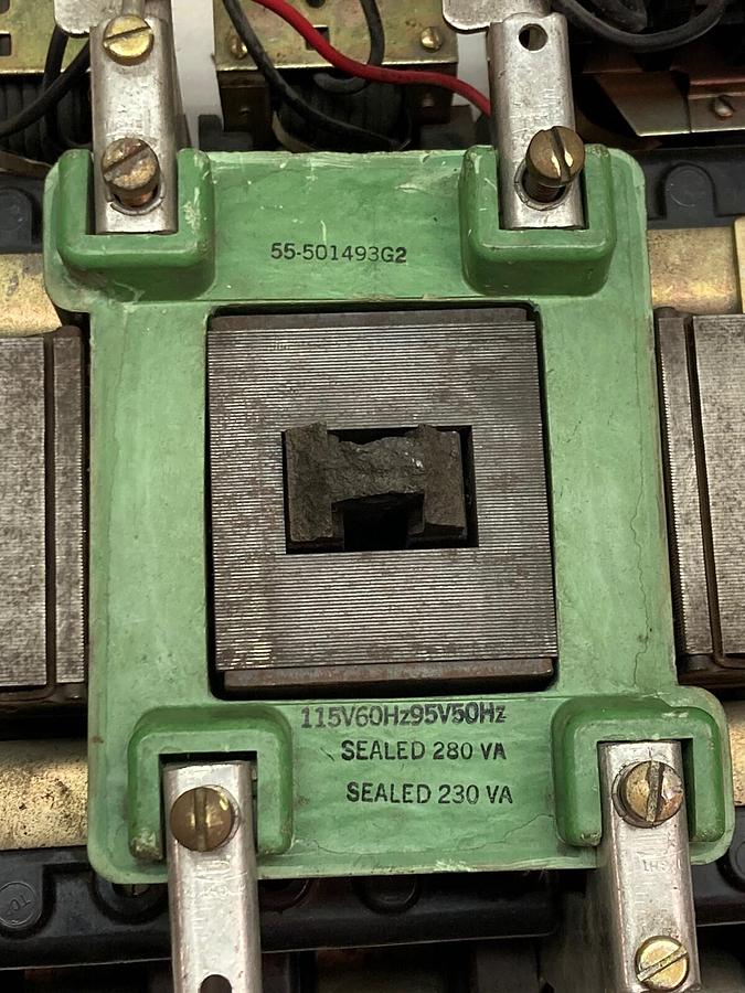 Used General Electric,CR105P0/CR105PO,Nema 5 Open Magnetic Contactor