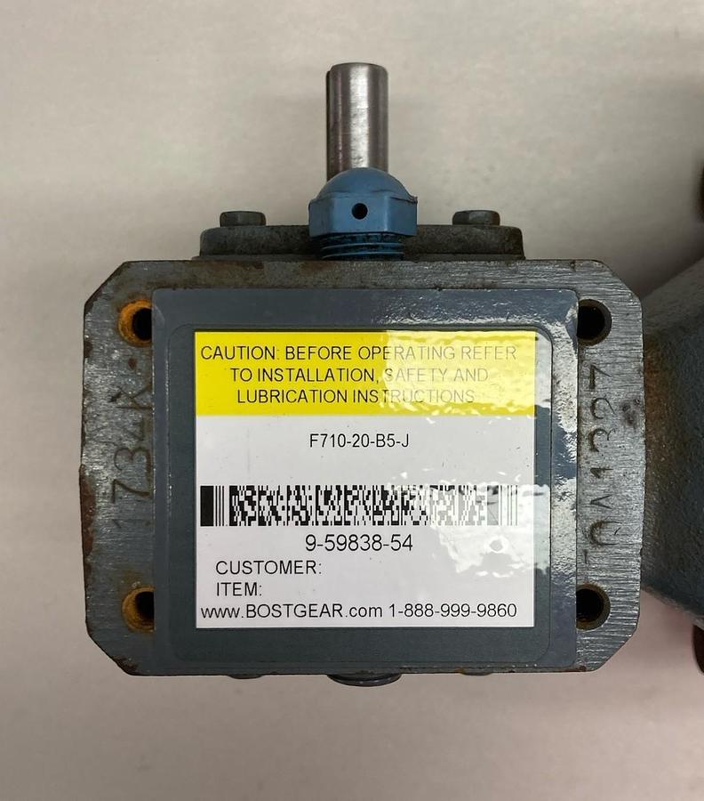 Used Boston Gear,PM925AT-B,Electric Motor 1750 RPM 56C Frame 1/4Hp
