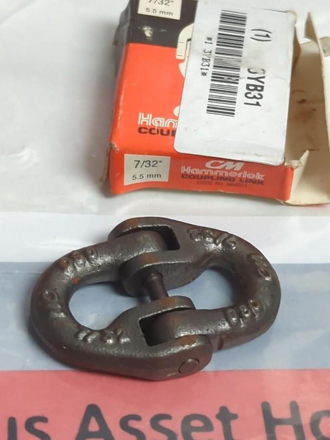 CM,6642021,HAMMERLOCK 7/32 COUPLING LINK 5.5MM LOT OF 17 NOS