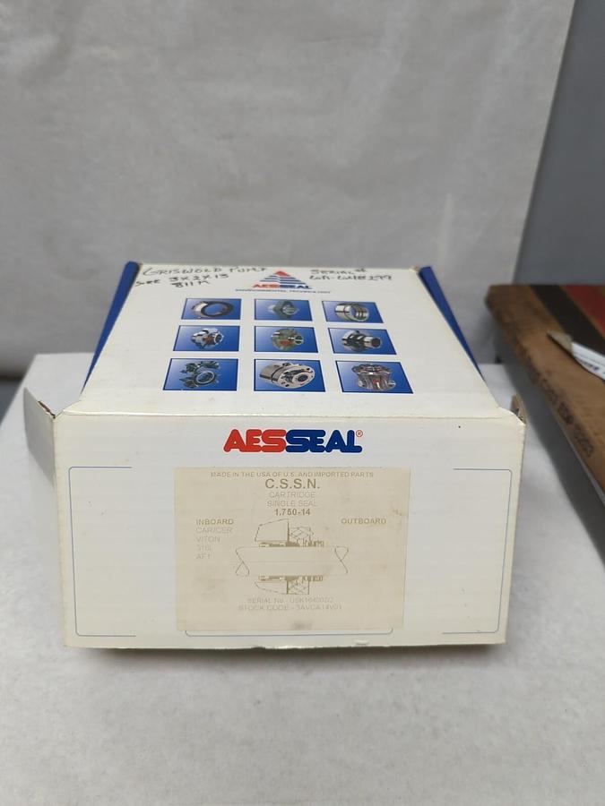 AESSEAL,3AVCA14V01,C.S.S.N. CARTRIDGE SINGLE SEAL 1.750-14 NOS