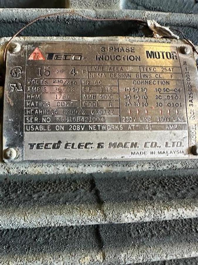 Refurbished Teco Westinghouse 254T