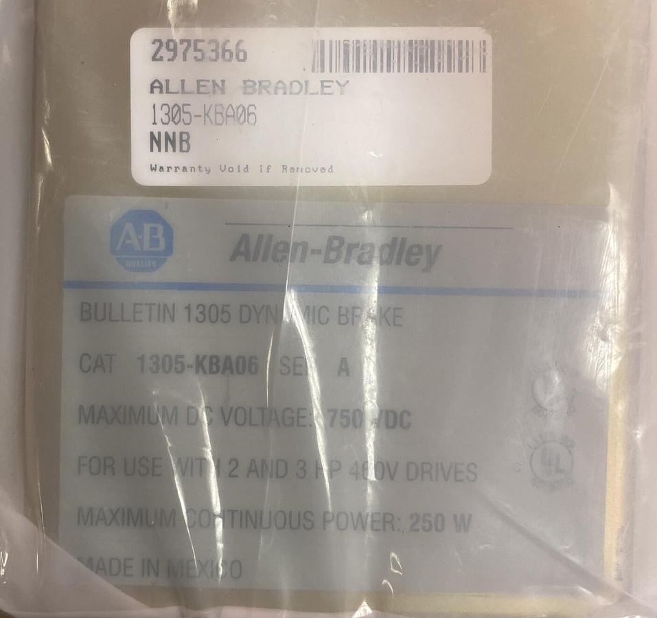 Used ALLEN BRADLEY,1305-KBA06,SER. A DYNAMIC BRAKE