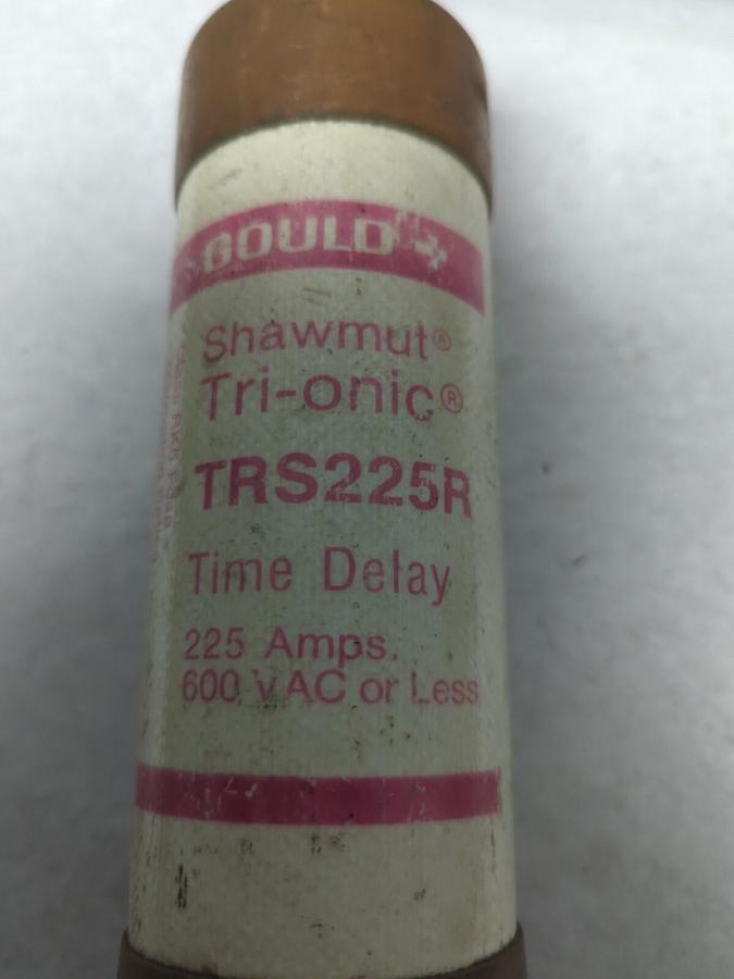 Used GOULD SHAWMUT,TRS225R,TRI-ONIC 225 AMP FUSE PRE-OWNED