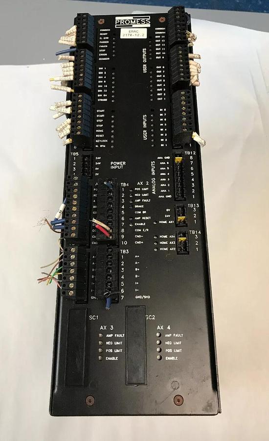 Used Promess,1906901486V2.0 EMAC,Controller 1-2 Axis 100-240VAC