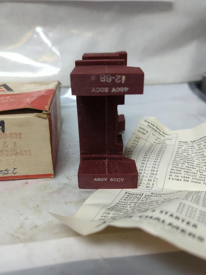 ALLIS CHALMERS,25-107-030-802,COIL KIT SIZE 3 & 4 NOS