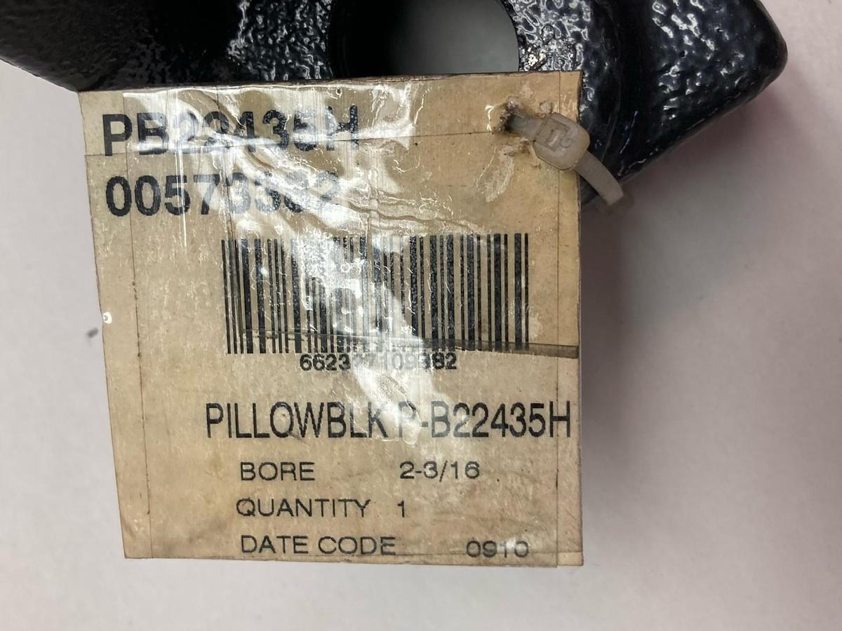 Used Link-Belt,PB22435H,Pillow Block Roller Bearing 2-3/16 Inch Bore