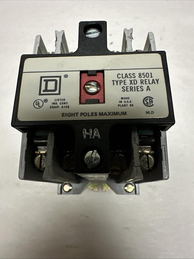 Square D,8501,Type XDO 80 Series A Control Relay NEW
