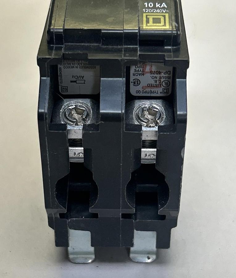 Used SQUARE D,QO250,CIRCUIT BREAKER 50A 120/240V 2P