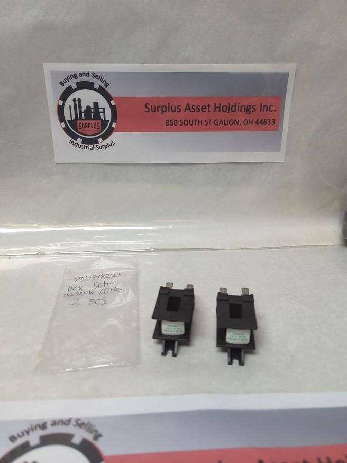 Used FURNAS,75D54822F,MAGNETIC COIL 110V 50HZ 110/120V 60HZ LOT OF 2 PRE-OWNED